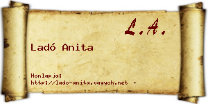 Ladó Anita névjegykártya